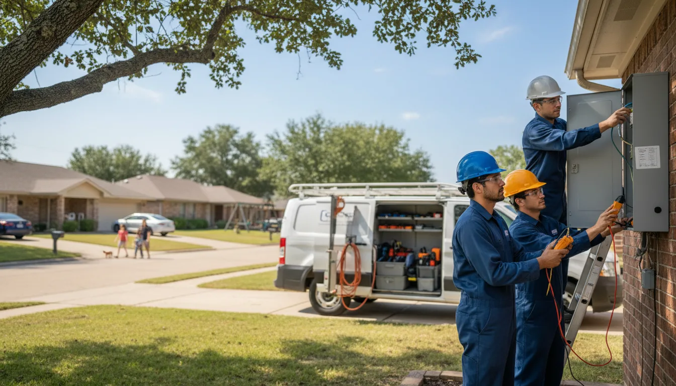 Certified electrician providing emergency electrical services in Mosinee, WI